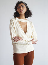 Load image into Gallery viewer, Souffle Loose Fit V Cut Out Knitted Top
